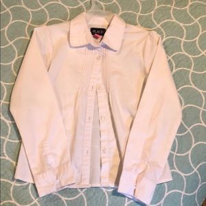 Children’s Place white button down choir shirt